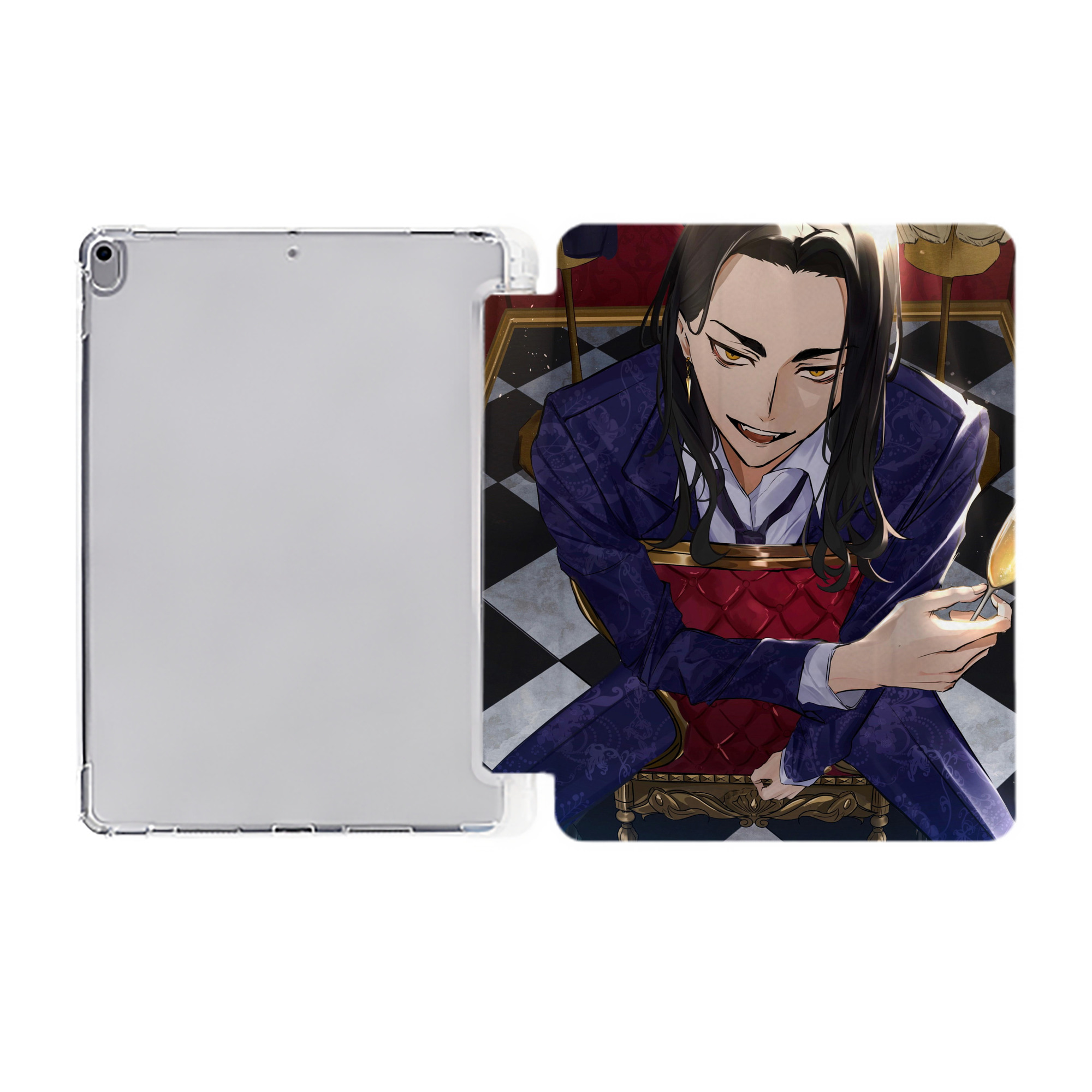 （画像用） 東京リベンジャーズ Tokyo Revengers IPad ケース ペン収納付き 三つ折りスタンド PUレザー×シリコン 対応機種9.5/10.5/10.9インチ